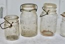 (260) Vintage Metal Milk Crate ~ 3.5 Gallon Dairy Barn Milk Glass Jugs ~ 5 Mason Jars 4 With Lids