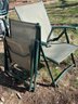 Outdoor Folding Chairs Pair