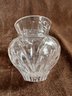 (#145) Waterford? Crystal Bud Vase 3.5'H