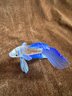 (#189) Swarovski Crystal SIAMESE BETA FIGHTING BLUE FISH 2'H