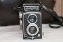 (#229) Vintage Rolleicord DBP 1302365 DBGM Double Lens Camera Franke & Heidecke With Lenses, Flashes, Handbook