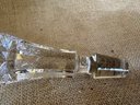 (#39) Crystal Glass Wine Bottle Stopper (little Chip) 5' Height