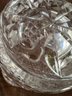 (#141) Waterford Diamond Motif Crystal Round Vase 8'H