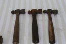 (209) Vintage Tools:  3 Hammers & 2 Mallets  Check Photos