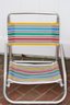 (#1)  Aluminum Muli - Color Beach Chair & Red Themos  Cooler