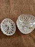 (#158) Poland Polonia Lead Cut Crystal Covered Jar Vase Candy Dish 10'H