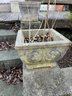 Cement Planter 12.5 Square By 10.5