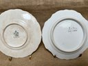(#28) Antique Victoria Decorative Plates Set Of 3 - See Description