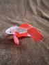 (#190) Swarovski Crystal SIAMESE BETA FIGHTING RED FISH 2'H