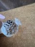 (#201) Swarovski Crystal Mini PUFFER BLOW FISH Frosted Tail 1'H
