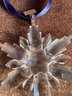 (#208) Swarovski Crystal 2006 And 2007 Christmas SNOWFLAKE ORNAMENTS
