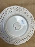 (#21) Vintage SCHUMANN Dresden Style Chateau Pattern Floral Gold Reticulated Plate 7'