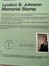 (#144) Commemorative Postal Stamps: Robinson Jeffers, Lyndon Johnson, Henry O. Tanner, Willa Cathey