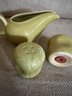 (#73) Vintage Russel Wright Steubenville Sugar And Creamer With Salt And Pepper Shaker