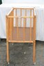 (324)   Vintage  Foldable Bassinet/ Small Crib On Wheels  (no Mattress)