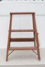 (#23)  Vintage Wood Step Ladder