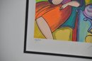 (#2) Linda Le Knife Tomate 2000 Framed Art No Glass Certificate Of Authenticity