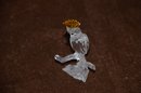 (#186) Swarovski Crystal Cockatoo Bird Parrot Figurine On Frosted Branch 3'H