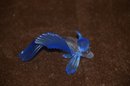 (#189) Swarovski Crystal SIAMESE BETA FIGHTING BLUE FISH 2'H