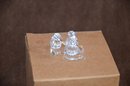 (#197) Swarovski Crystal 3 MINI 1'H BABY PENGUINS Figurines On Ice