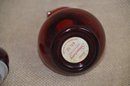 (#113) Vintage Avon Empty Strawberry Bath Foam Bottle With Stopper 5.5'H