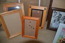 (#9) Assorted Picture Frames 5x7, 3x5 ( 9 Of Them)