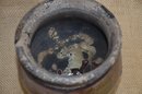 (#114) Handmade Pottery Vase ( Base Not Level)