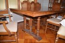 MINT CONDITION Traditional Dining Table And 8 Chairs ~ Table Pads (3) ~ 18' Leaf (1)