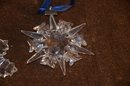 (#209) Swarovski Crystal 1996 And 2002 Christmas SNOWFLAKE
