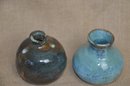 (#38) Handmade Pottery 2 Vases 4' Height