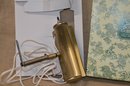 (#172) The Bombay Company Picture Lamp Antique Brass