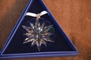 (#212) Swarovski Crystal Annual Edition 2014 Christmas SNOWFLAKE ORNAMENT In Box