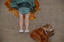 (#17) Antique Doll Heads Needs Reattaching