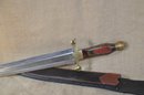 179) Kings Dagger With Leather Sheath
