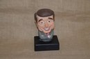 (#48) Vintage 1991 John Rau Talking Head Doll Voice Activated Toy YES MAN  - Works