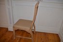 Wood Framed Kitchen / Dining Chairs 8 (includes 2 Arm Chairs) - See Condition Notes