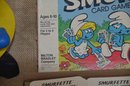 (#53) Smurf Card Game ~ Ceramic Smurf Bank