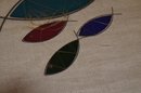 (#66) Mid Century Modern Fish Stained Glass Wind Chime Mobile