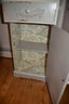 Hand Painted Country French Rustic Shabby Chic Storage Cabinet 1 Bottom Door 3 Drawers