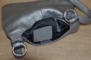 (#70) Vintage Coach Gray Leather Handbag 10x11 - Good Condition