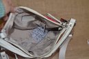 (#71) Vintage Coach Pink / White Handbag - Gently Used - See Condition Notes