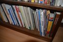(#55) Bookcase With 2 Shelves Of Assorted Books ~ How To Books ~ Art ~ More....