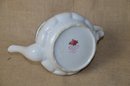 (#60) Fine China Porcelain English Garden Tea Pot 7.5' Height