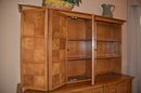 2) Mid Century Modern Vanleigh, NY Sophistication By Tomlinson Wall Unit Server