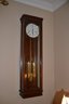 Howard Miller Milian Wall Clock Wood Cabinet Works