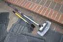 (#116) Rubber Car Mats And Hose Brush Cleaner