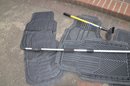 (#116) Rubber Car Mats And Hose Brush Cleaner
