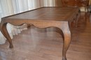 8) Vintage French Provincial Maple Wood Coffee Table
