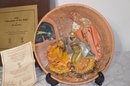 (#176) Fontanini Christmas Plate ADORATION OF THE MAGI By Elio Simonetti Bradex 84-R53-12.3 Box And Cert.