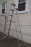 (#121) Aluminum Ladder 95' Height When Open